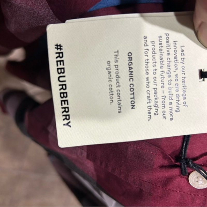 Burberry London England Men's Checkered Shirt - Red and Black size XL