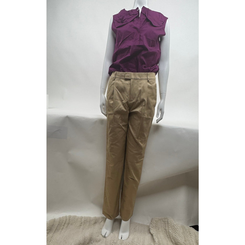 DSQUARED2 NWT Khaki 100% Cotton Pants Size 40 Made in Italy