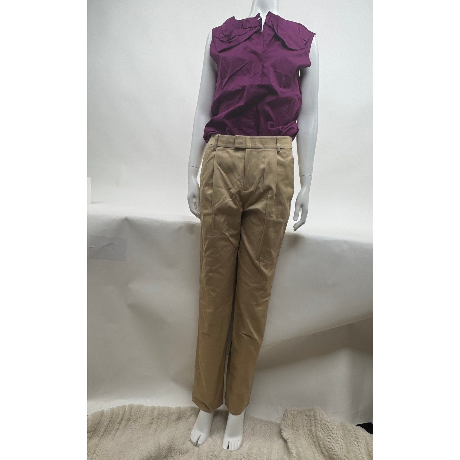 DSQUARED2 NWT Khaki 100% Cotton Pants Size 40 Made in Italy