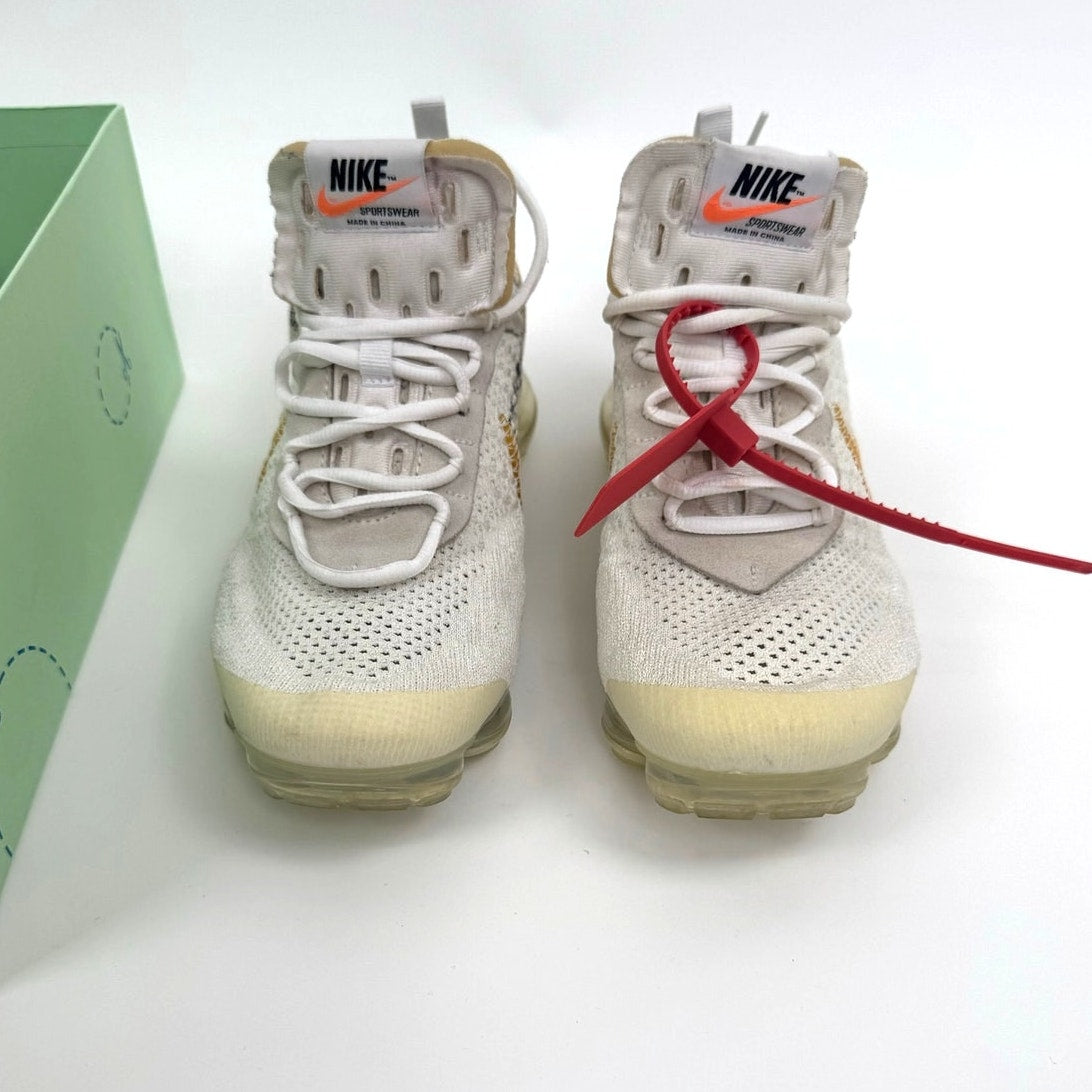 Men’s Nike x Off-White Air VaporMax Flyknit “White” AA3831-100 Size 8.5