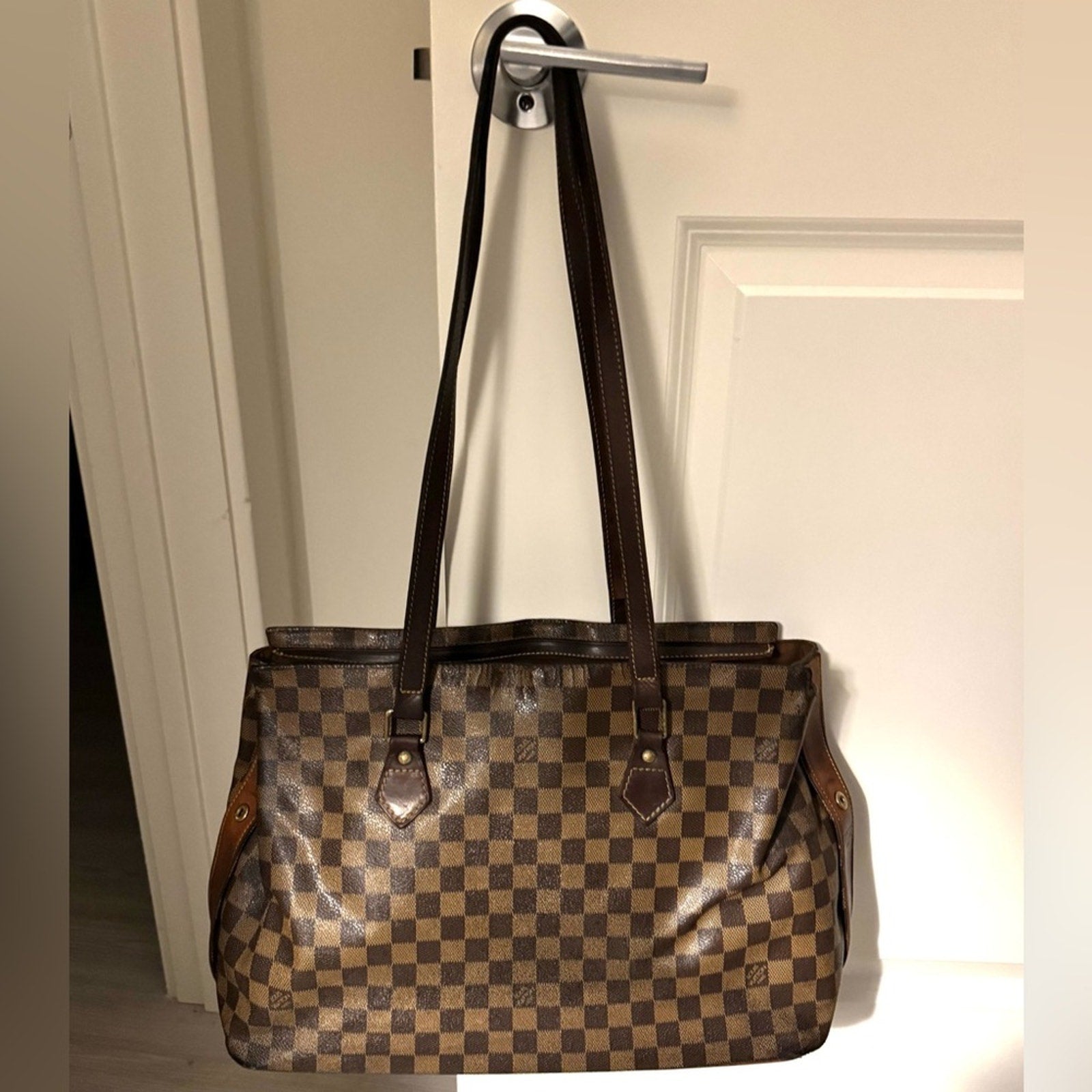 Louis Vuitton Damier Ebene Monogram Centenaire Special Edition Anniversary tote