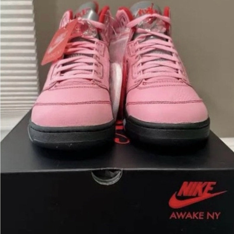 Men's Awake Ny X Jordan 5 “Arctic Pink” Sz- 12 -DS 1/7000