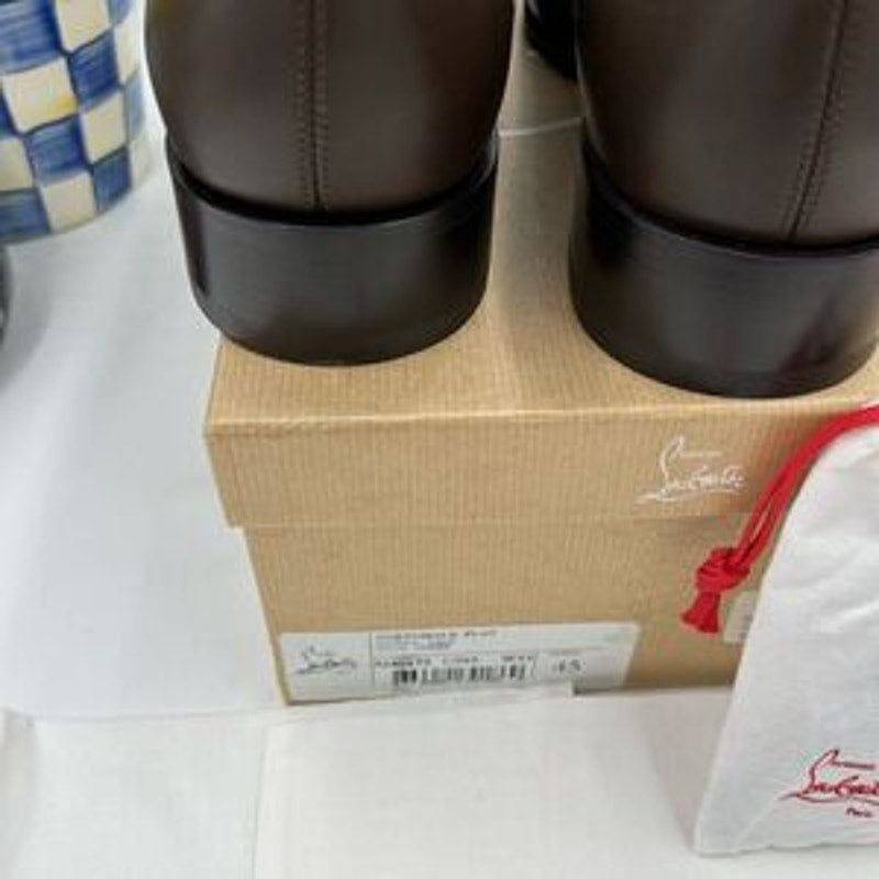 Men's Christian Louboutin cotomale Leather Oxford, size 45 made in Italy