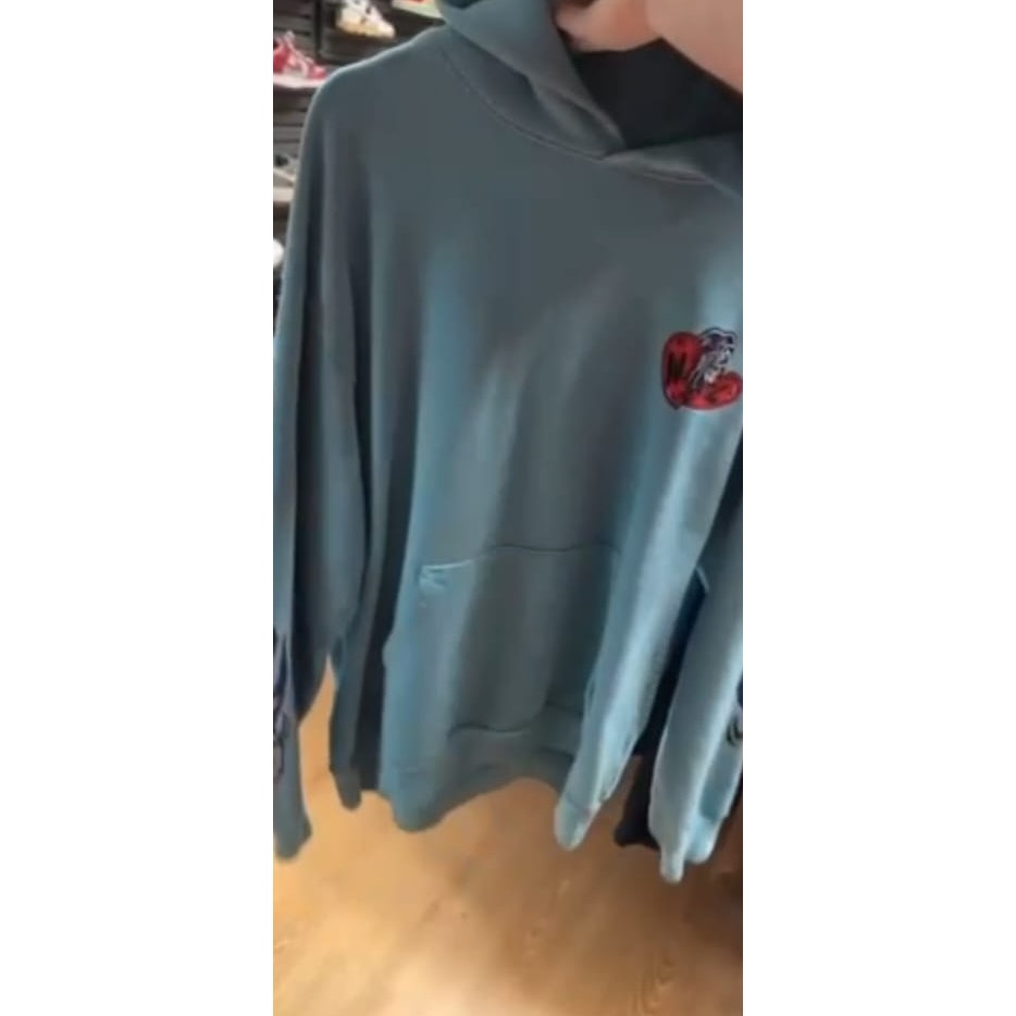 It’s A Warren Lotas x Matty Boy collab hoodie. Super limited run sold out everywhere very rare, and goes with the Chrome hat $350 size large I’ll send you video and check on fabric of polo set