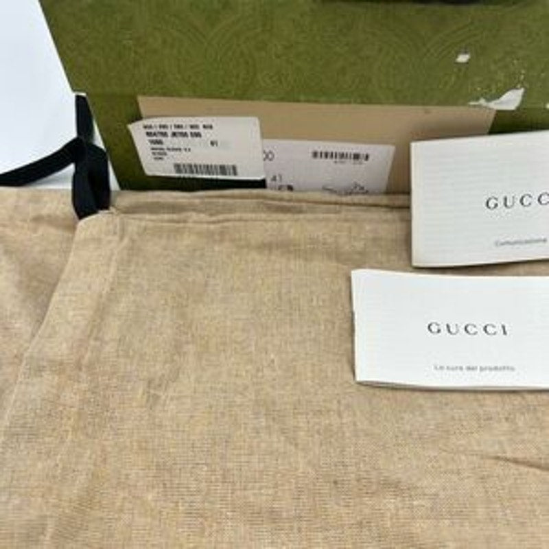 Women’s Gucci, rubber block, low heel slides, size 41 made in Italy