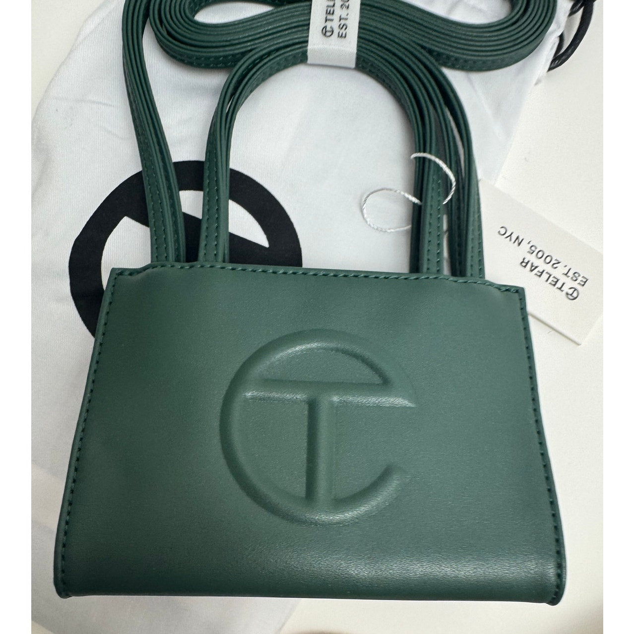 Telfar NWT Olive Green Giftable Small Shopper Bag