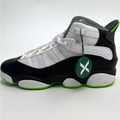 DS NIKE JORDAN 6 RINGS GS WHITE/GREEN STRIKE-BLACK SNEAKERYOUTH 5.5 323419-130