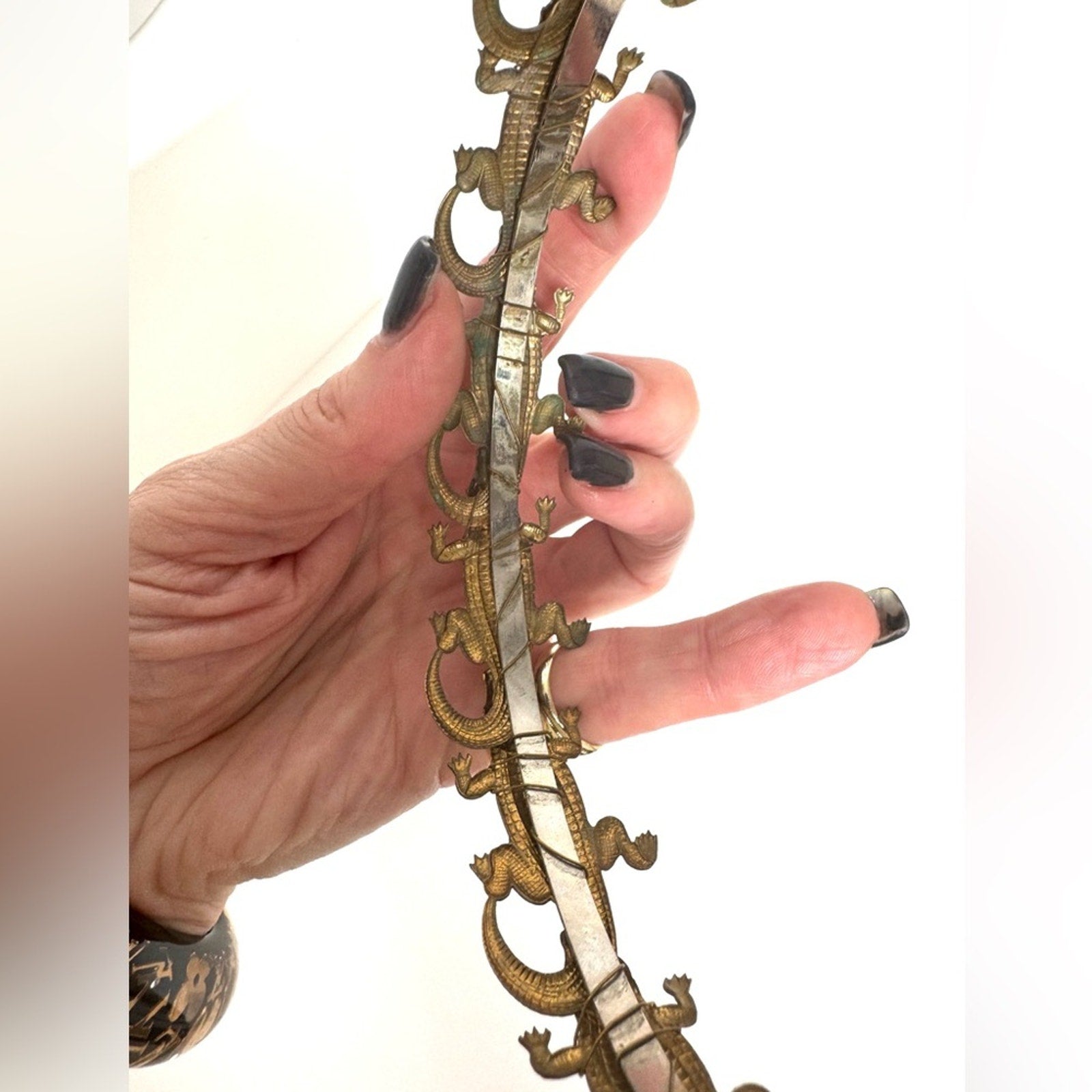 Eugenia Kim RARE HAND CAST bronze STARFISH headband bought at Henri Bendel, NYC