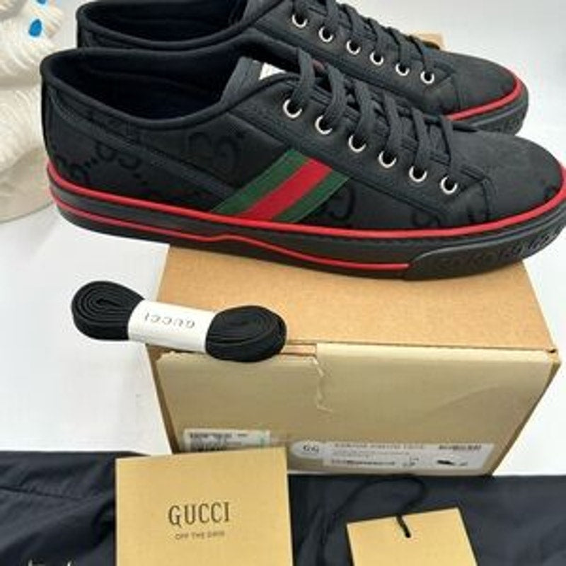 Men's Gucci tennis 1977 off the grid low top sneakers size 10 made in Italy