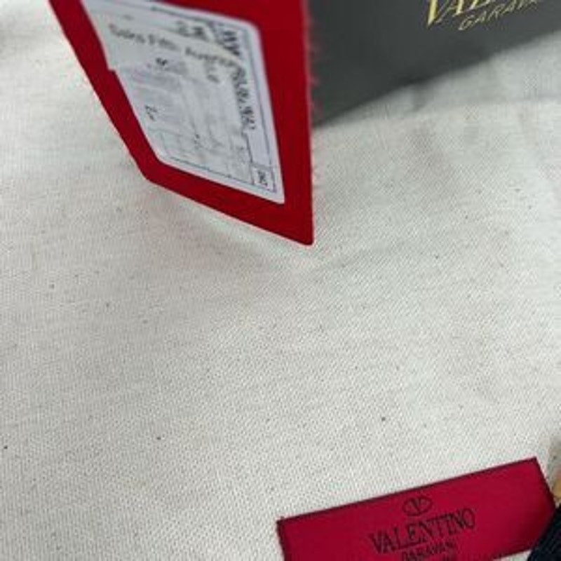 Women’s Valentino Garavani rock, stud, leather shoulder bag made in Italy