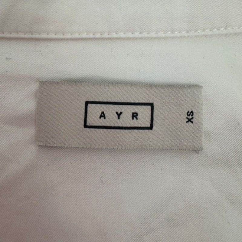 AYR NWT Dockside White Long Sleeve Half Zip Jacket Size XS
