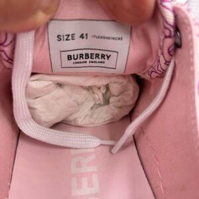 Women’s Burberry Jack TB monogram sneakers size 41 fits 10.5 US