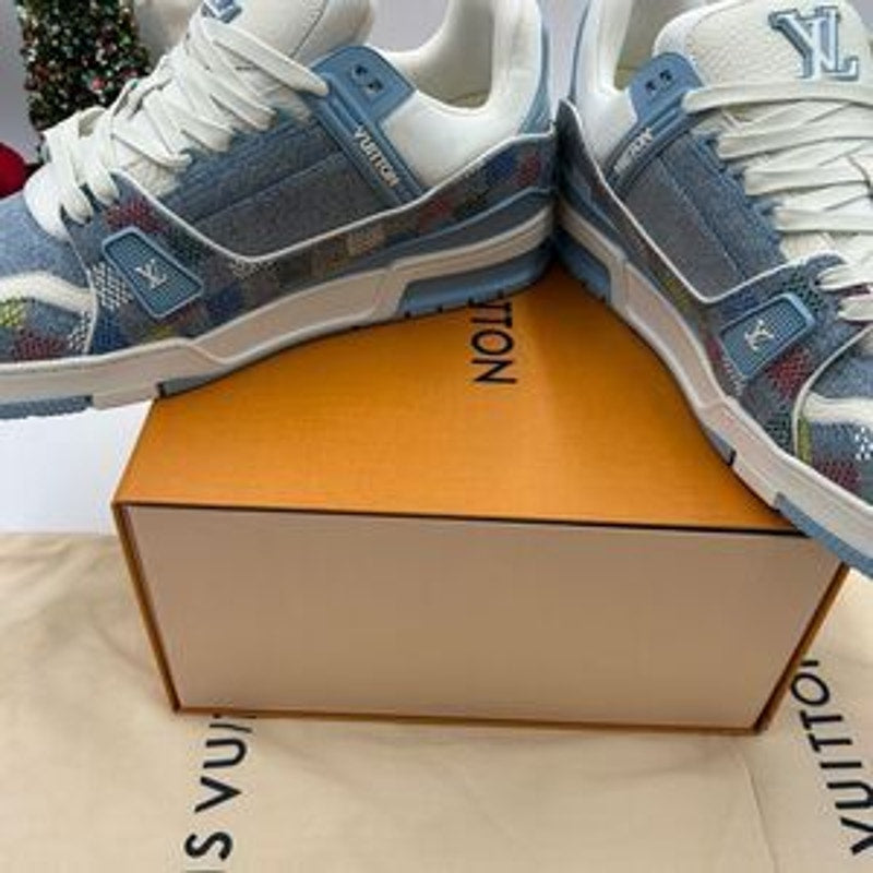 Men’s Louis Vuitton X Murakami trainer sneakers size 11 fits 12 US made Italy