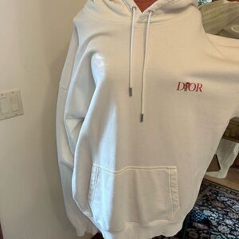 Men’s Dior Jardin flower hoodie size 3 XL made in Italy PRISTINE