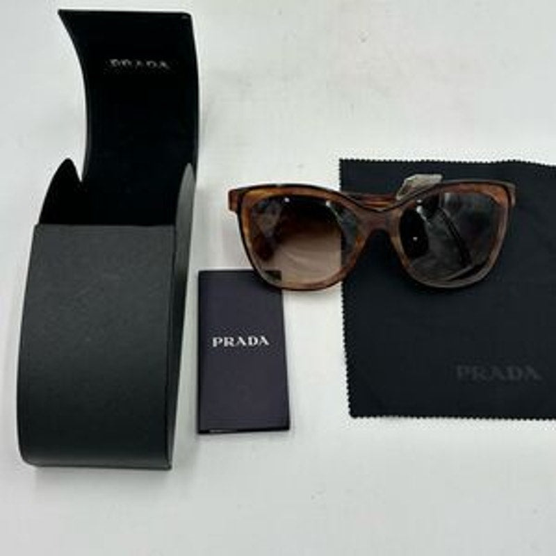 Women’s Prada retro tortoiseshell sunglasses made in Italy