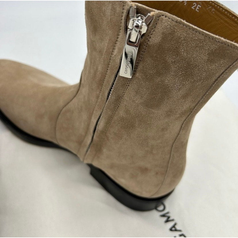 Men’s Salvatore Ferragamo suede Gerald ankle boots size 8.5 EE made in Italy