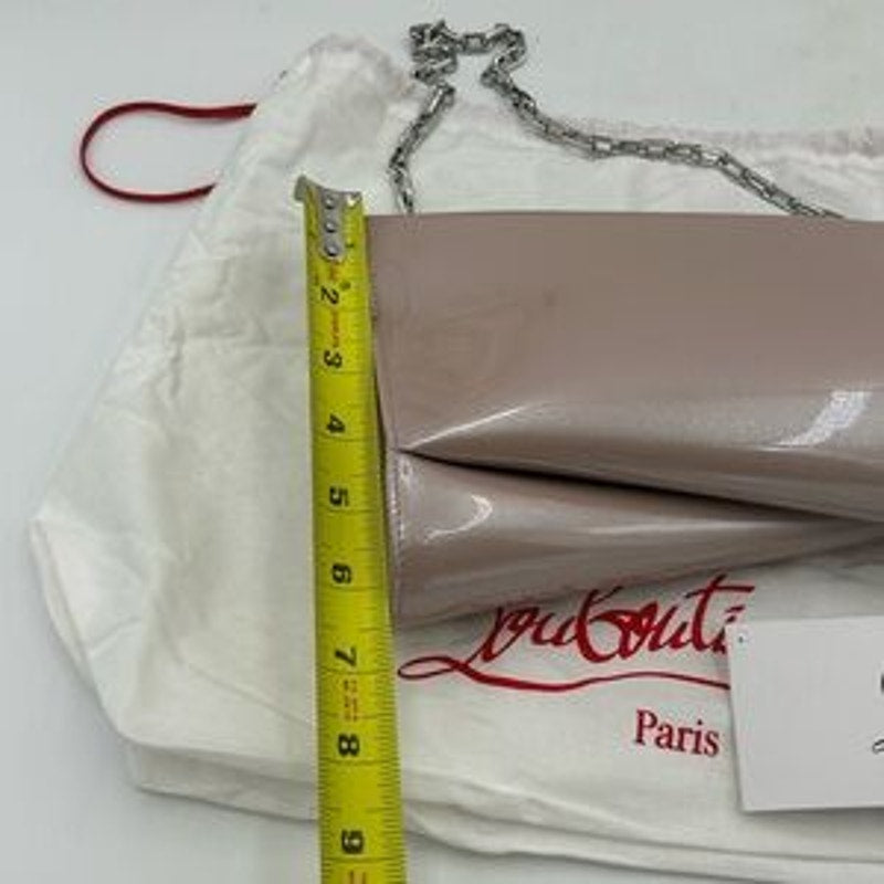 Women's Christian Louboutin LOUBITWIST patent Leather clutch/shoulder bag