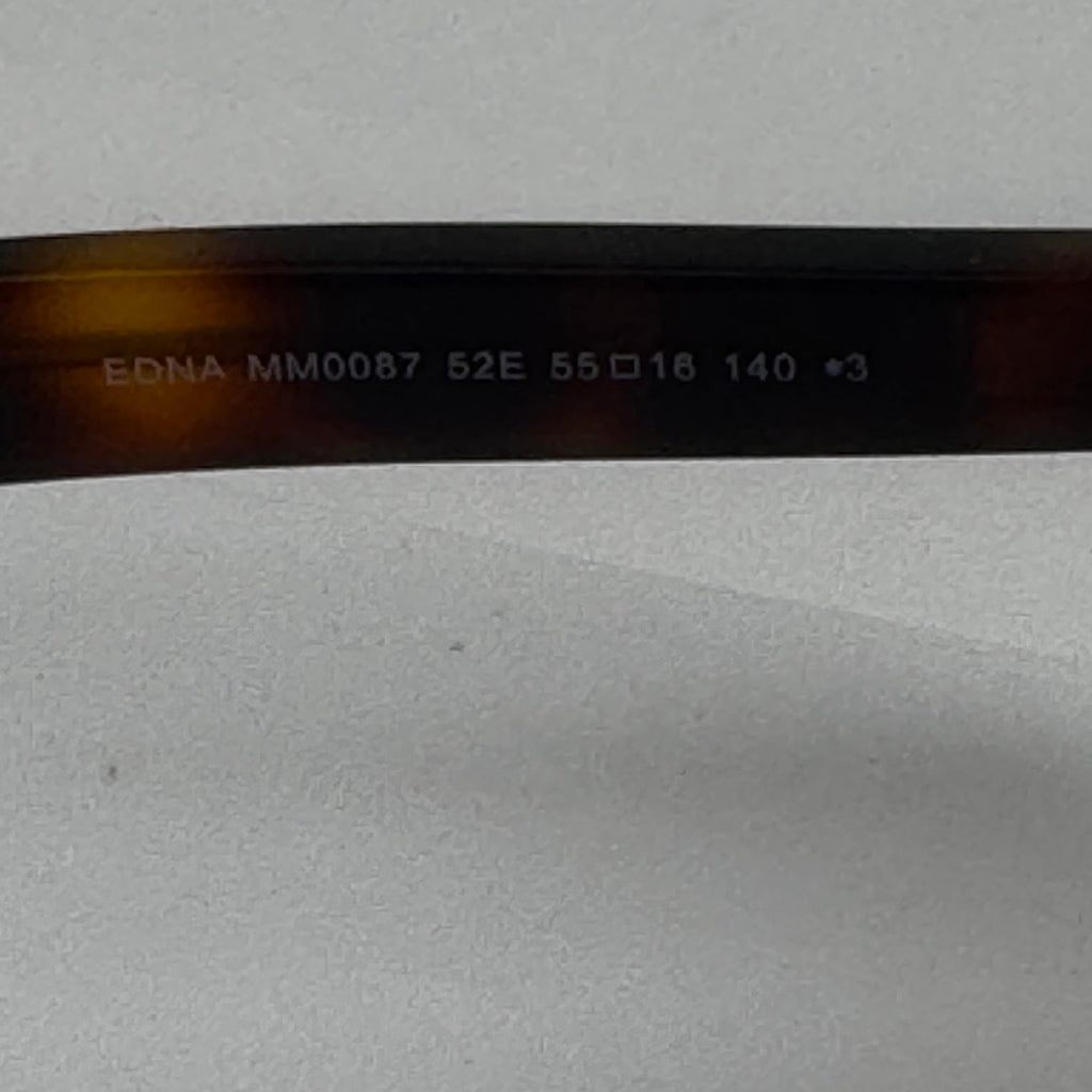 Women's Max Mara NWOT Edna Brown Tortoise Oversized Frame Sunglasses
