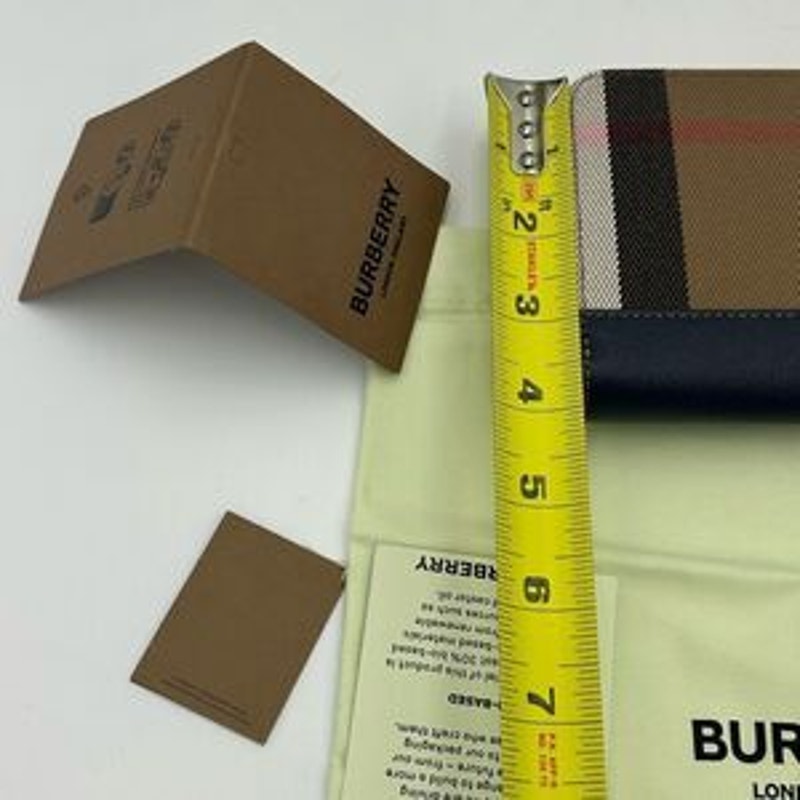 Women’s Burberry classic check zip around wallet made in Italy