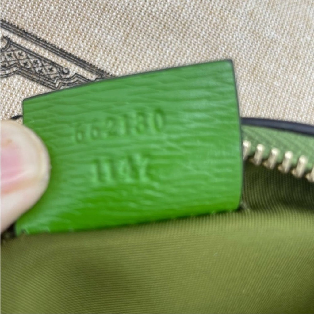 Gucci Unisex Leather Pouch Made in Italy