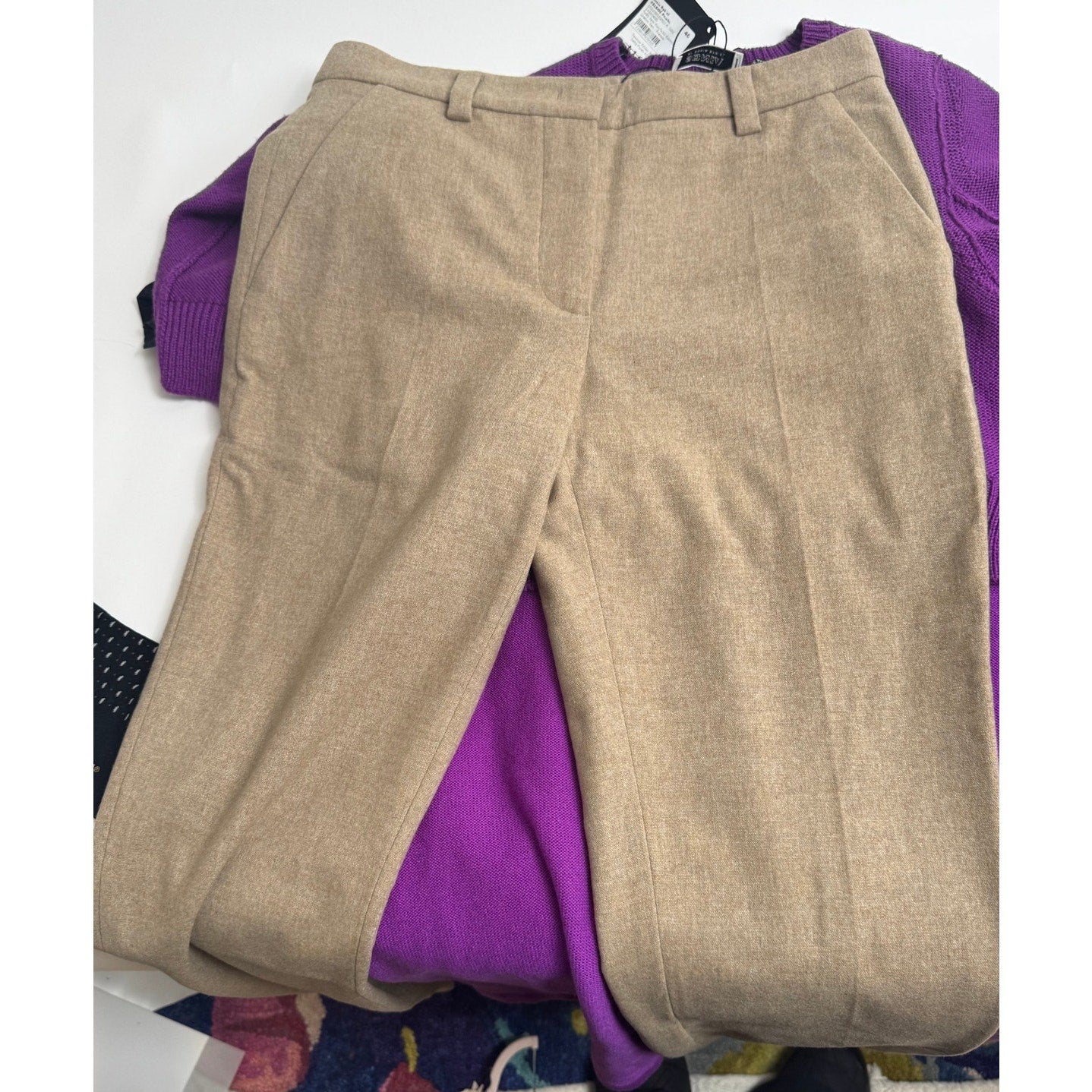 Sonia Rykiel Women's Wool Blend Dress Pants – Size 38 / US 6 – NWT