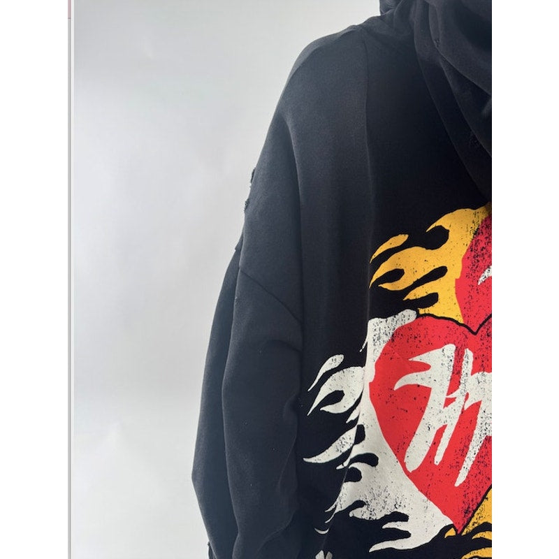 Men's Hyde Park "You Aren't Invited" Easy Does It Double Heart Hoodie Black S