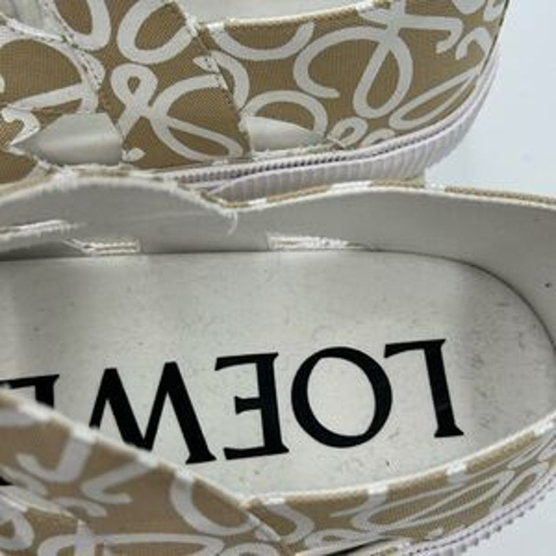 Men’s Loewe canvas, low top sneakers size 44 made in Spain