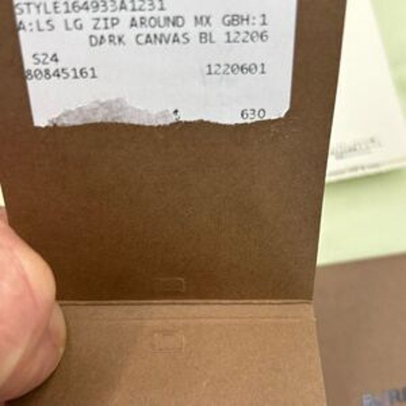 Women’s Burberry classic check zip around wallet made in Italy