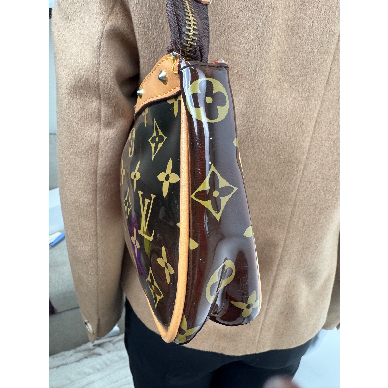 Rare Louis Vuitton Women's Brown Monogram PVC Pochette Bag