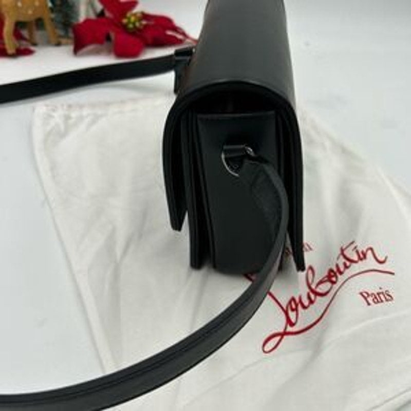 Women’s Christian Louboutin carasky spiked Crossbody bag made in Italy