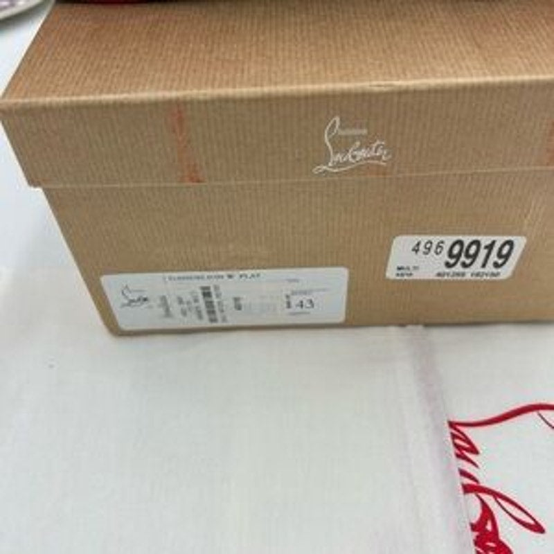 Men's Christian Louboutin, dandy chick roses, satin loafers size 43 made Italy