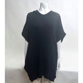 Alexander Wang NWT Black Asymmetrical Knit Mini Dress Sweater Size S