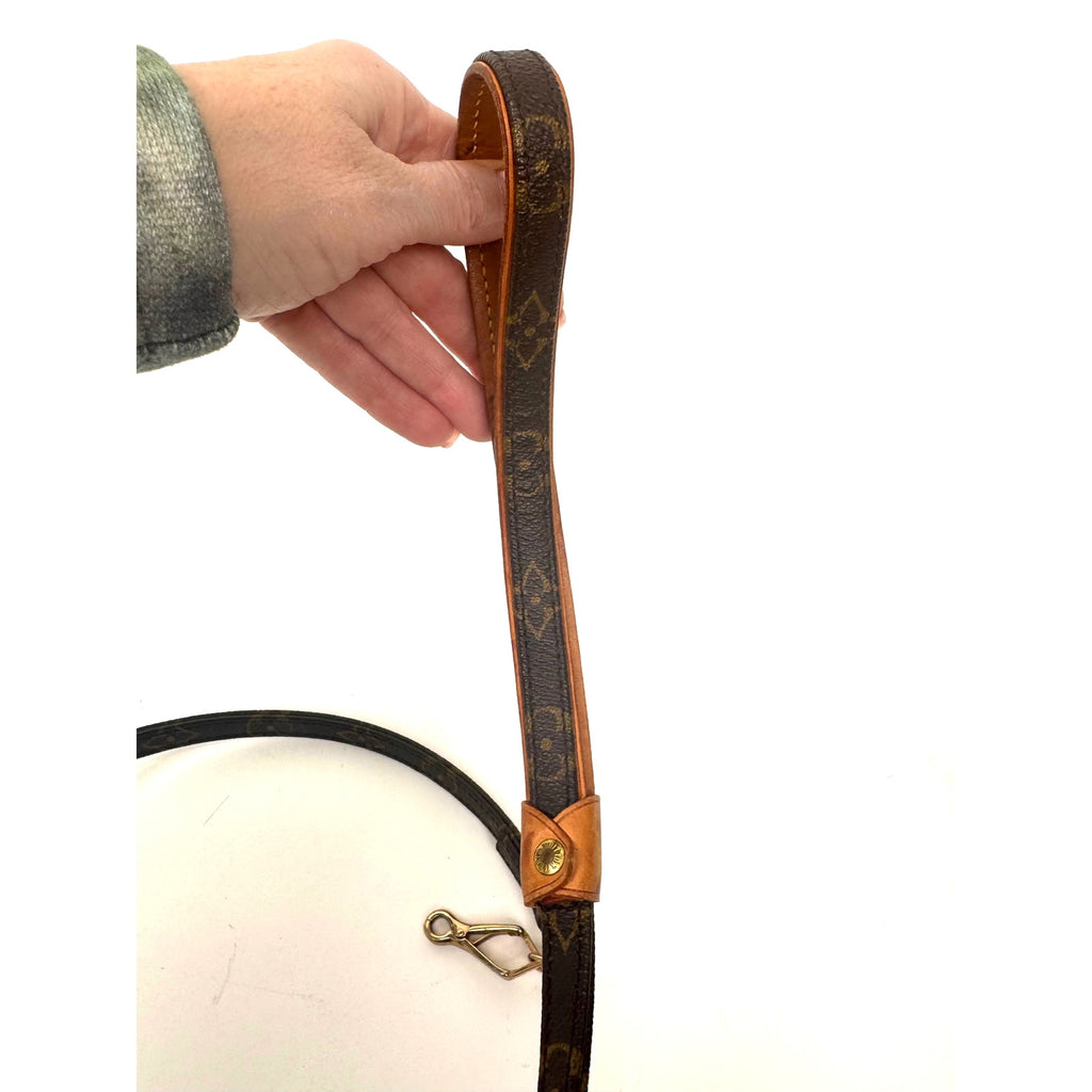 Louis Vuitton Brown Monogram Coated Canvas Baxter Dog Leash