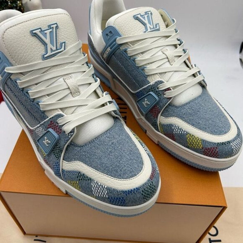 Men’s Louis Vuitton X Murakami trainer sneakers size 11 fits 12 US made Italy