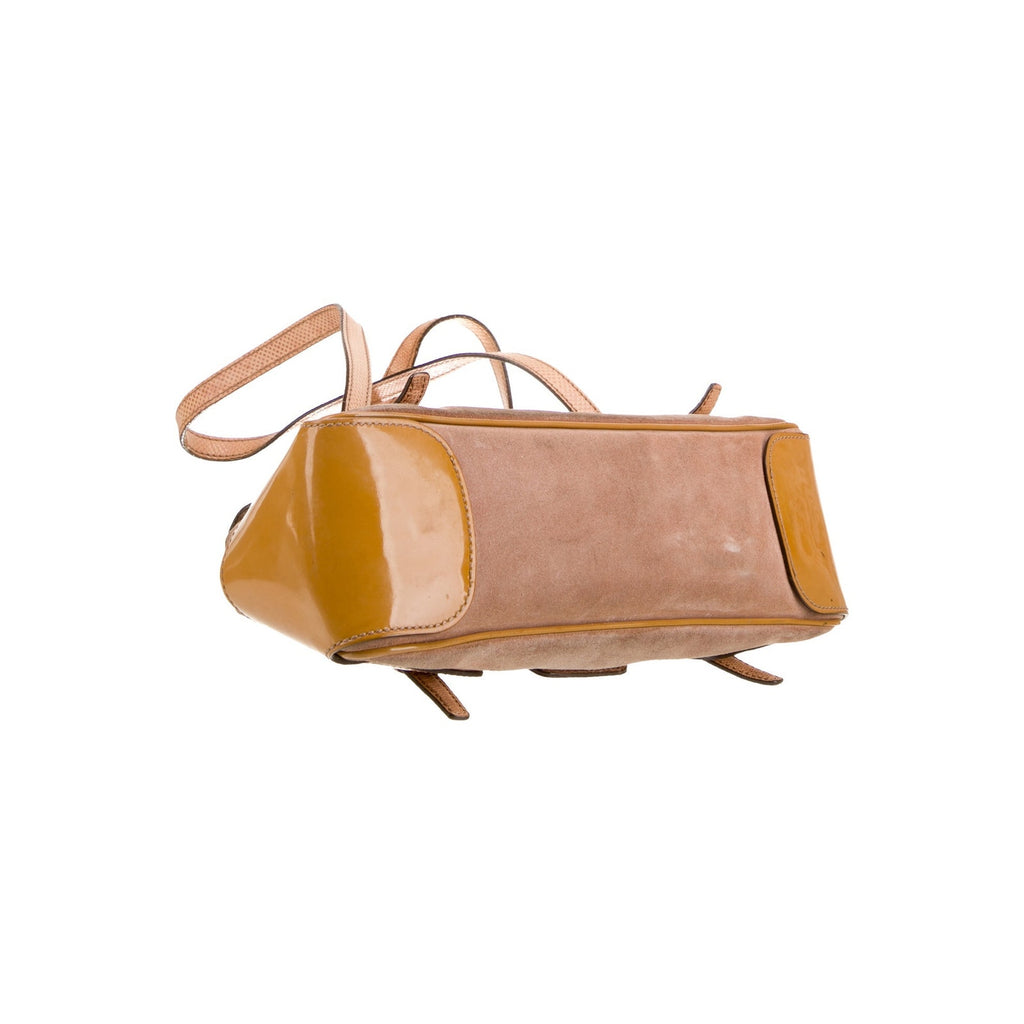 Tod's Brown Suede Shoulder Bag