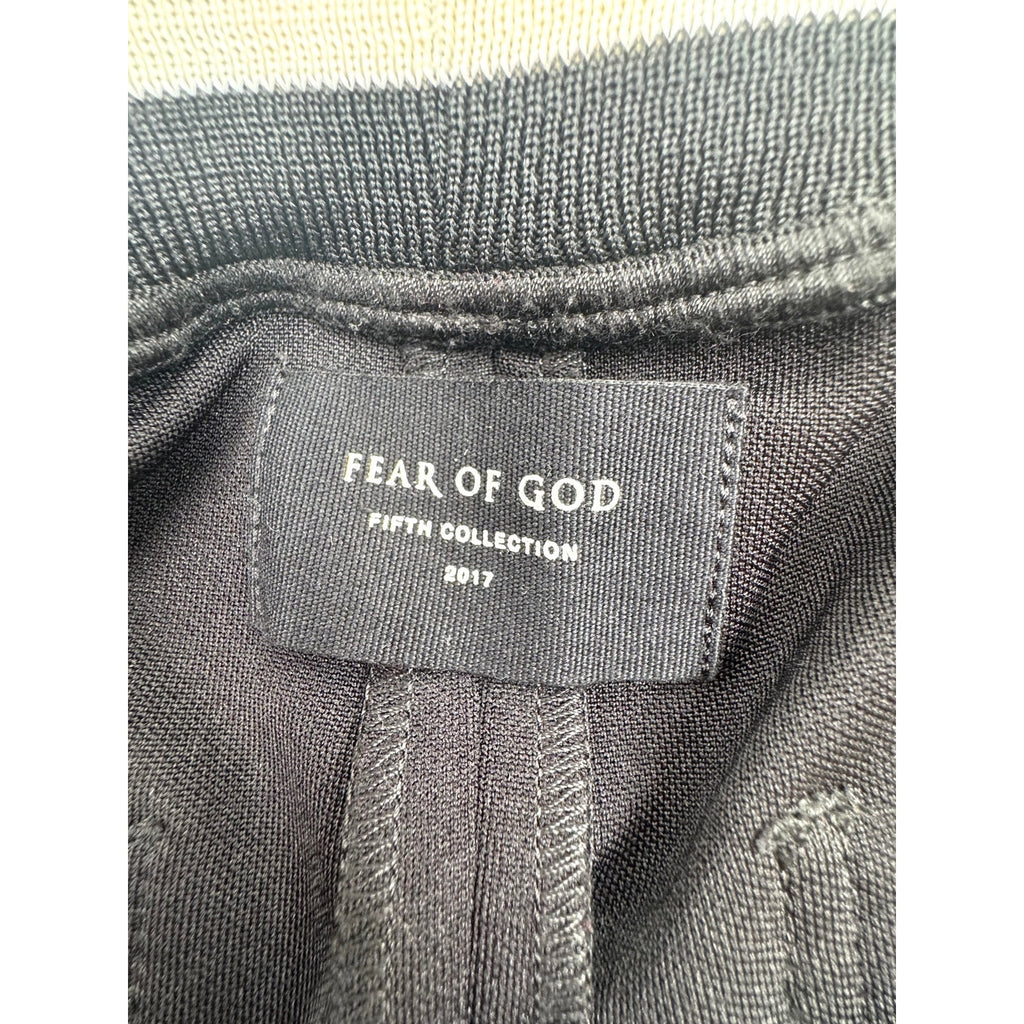 Men’s Fear of God Fifth Collection Black Track Pants – Size L – 2017