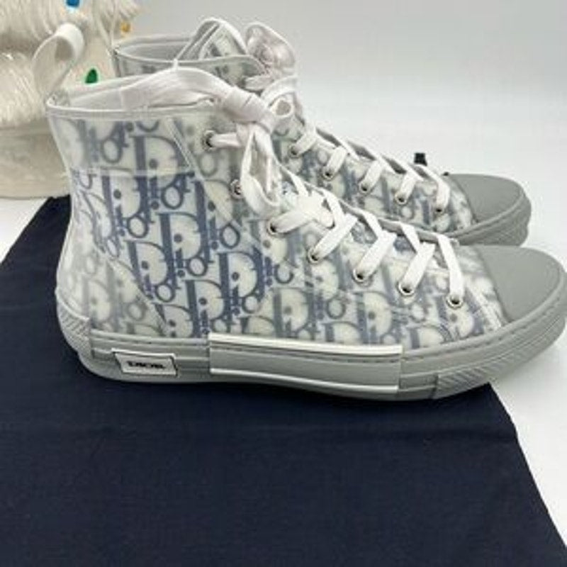 Men's Dior B 23 high top oblique sneakers size 44 made in Italy