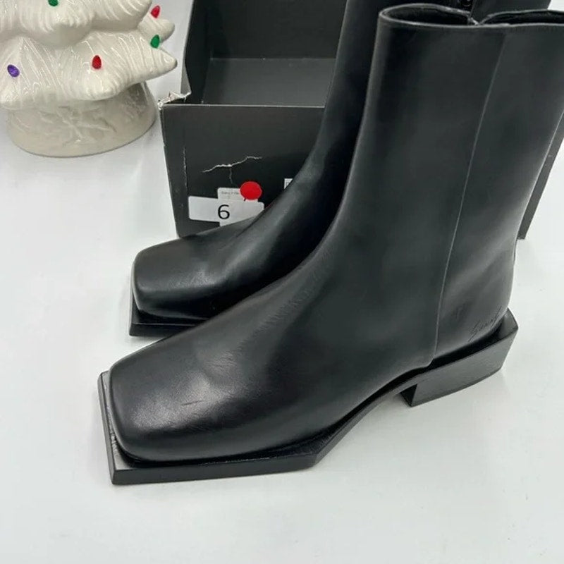 Men's SUNNI SUNNI Reese block heel boots size 9, made in Portugal