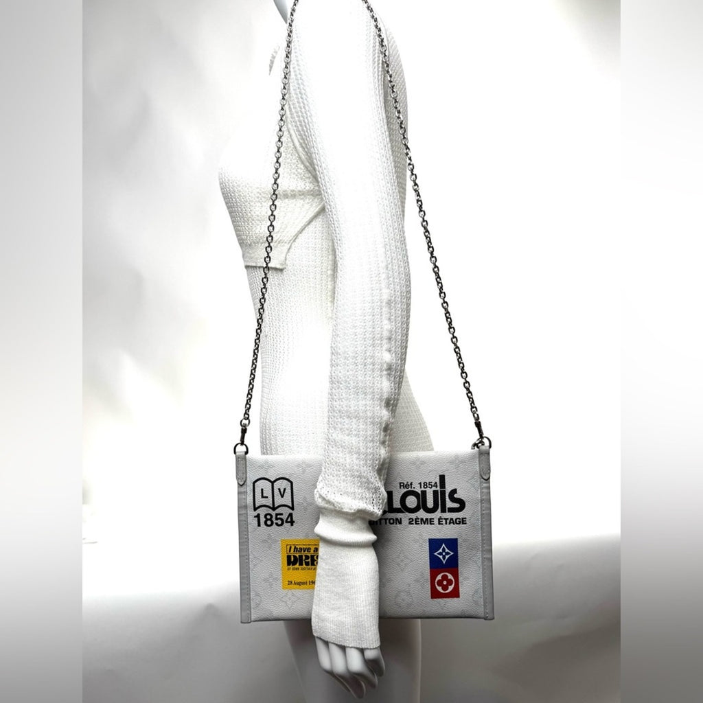 Louis Vuitton x Virgil Abloh (RIP)Spec. Ed/Grey,MLK, reference to I Had A Dream