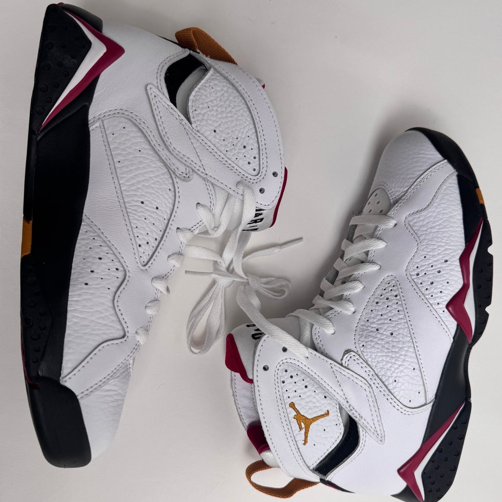 Unisex Nike Air Jordan 7 Cardinal Red and Chutney CU9307-106 Sneakers Size 7