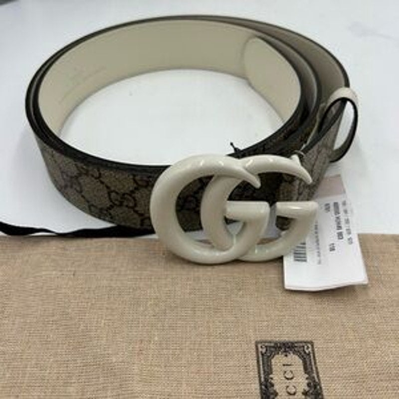 Men's Gucci GG Supreme, Marmont, leather belt size 44 inches/110 cm made Italy