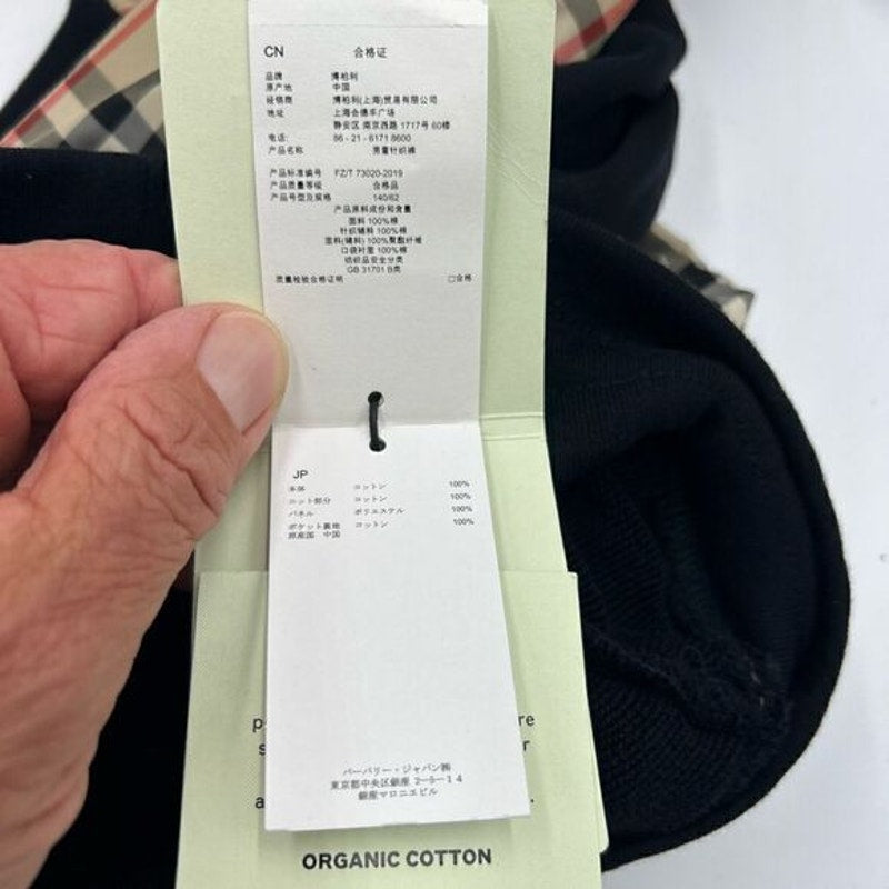 Kids Burberry vintage check 100% cotton sweatpants size 10yr 140cm