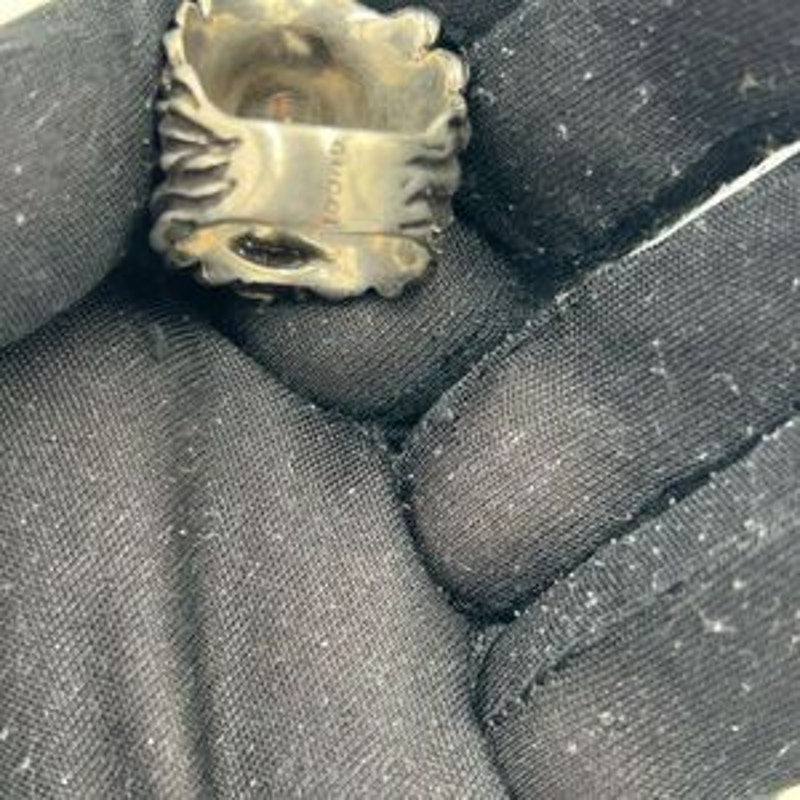 Gucci iconic Lionhead Sterling silver ring made in Italy size 10