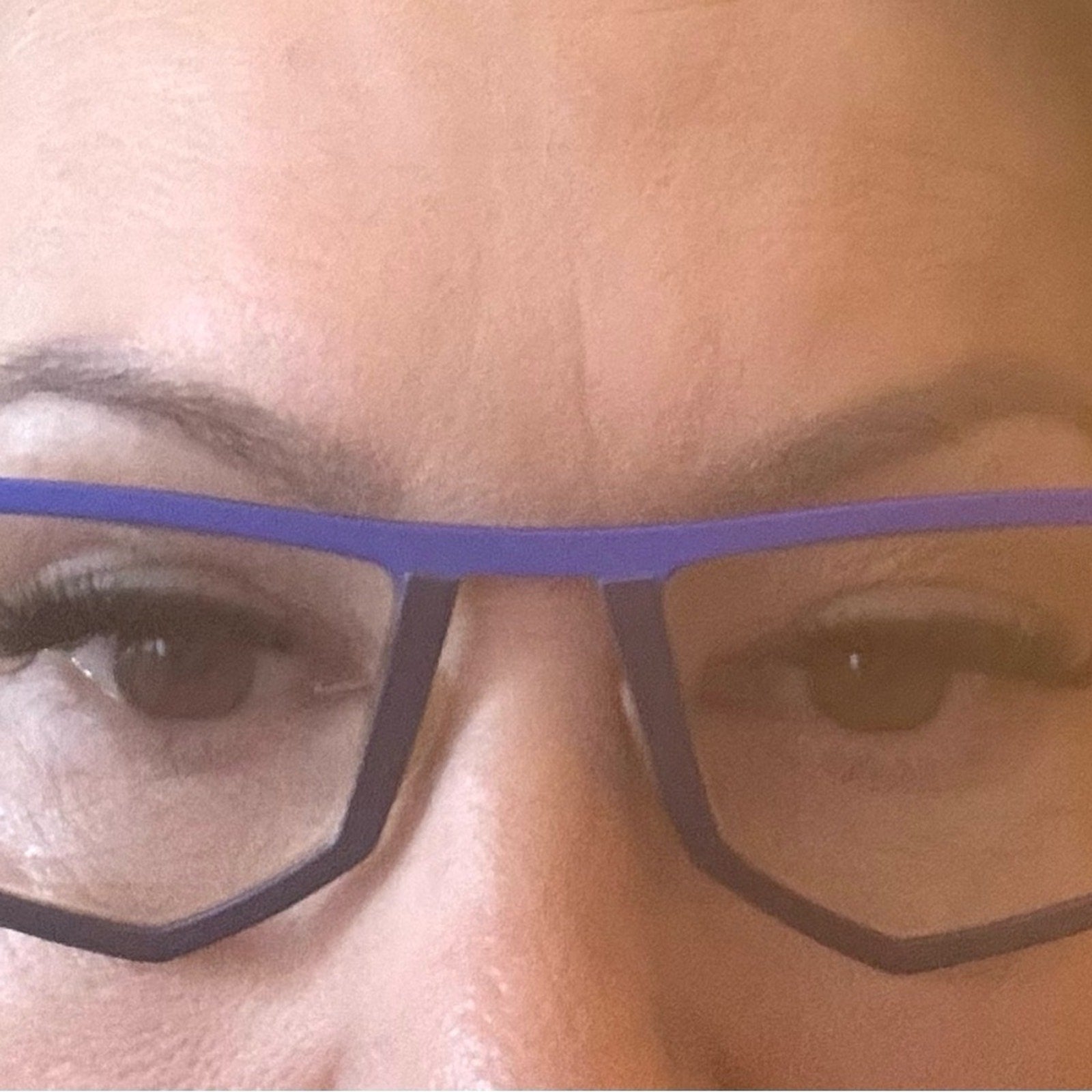 Anne et Valentin Blue and Black Geometric Titanium lightweight sturdy frames