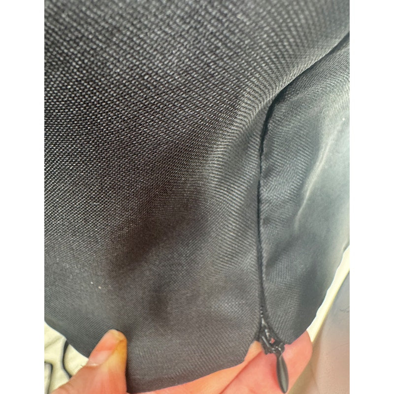 Miu Miu NWOT Black & Purple 100% Silk Ruffle Blouse Size IT 40 / US 4