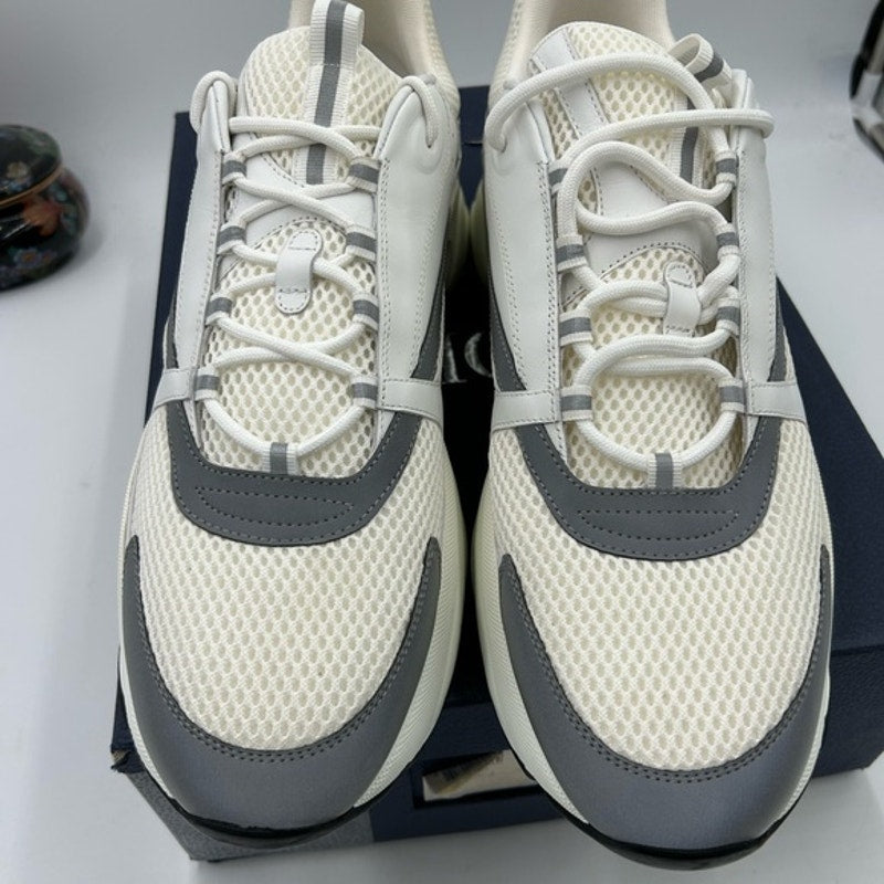 Men's Dior B 22 white/gray sneakers size 51 made in Italy