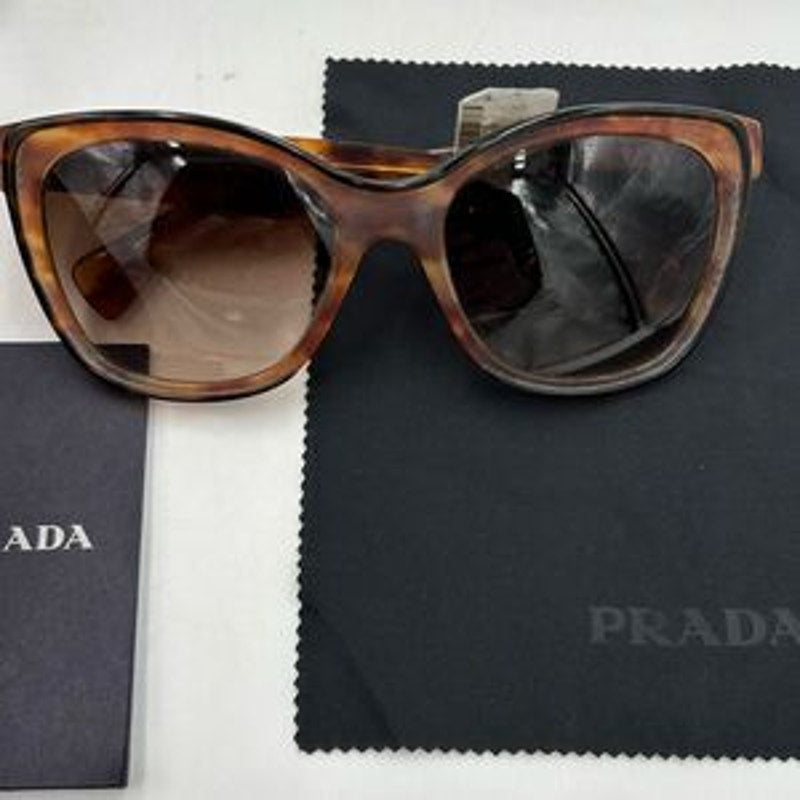 Women’s Prada retro tortoiseshell sunglasses made in Italy