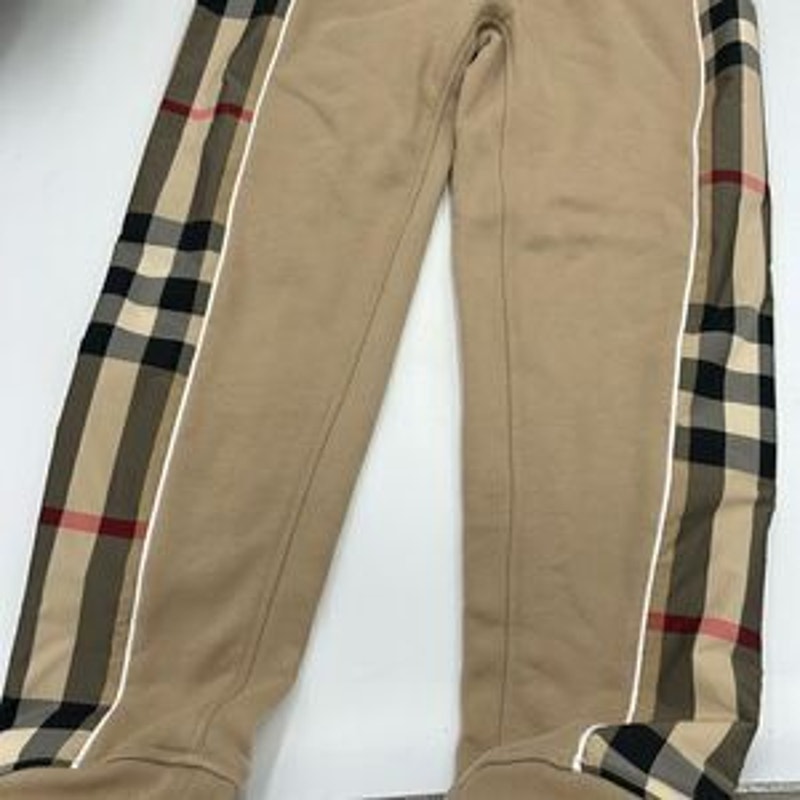 Kids Burberry vintage check 100% cotton sweatpants size 12yr  152cm