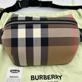 Unisex Burberry multicolor adjustable check belt bag/fanny pack Made in Italy