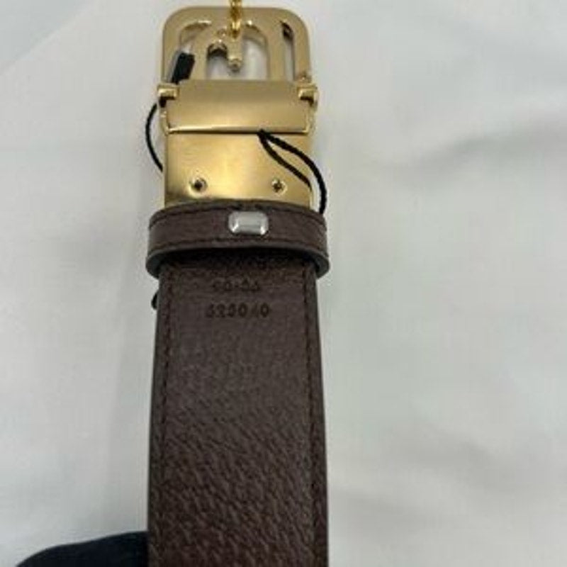 Men's Gucci, iconic GG interlocking G Belt, reversible size 90 cm made in Italy